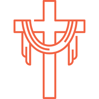 Ícone de uma cruz de páscoa